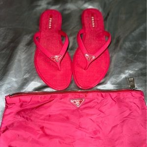 Prada Flip Flops